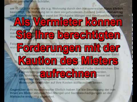 Mängelbeseitigung + Schadenersatz vom Mieter fordern bei Mietende. So geht's - Immobooks.de