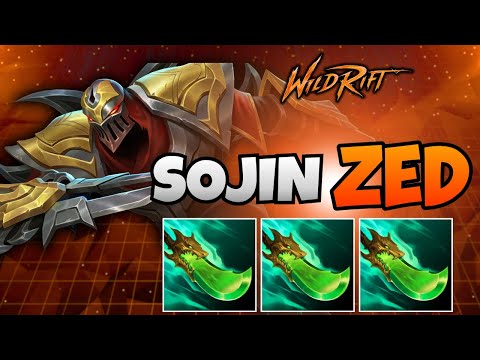 Wild Rift: SPEAR OF SOJIN ZED MID LANE (GOD TIER)