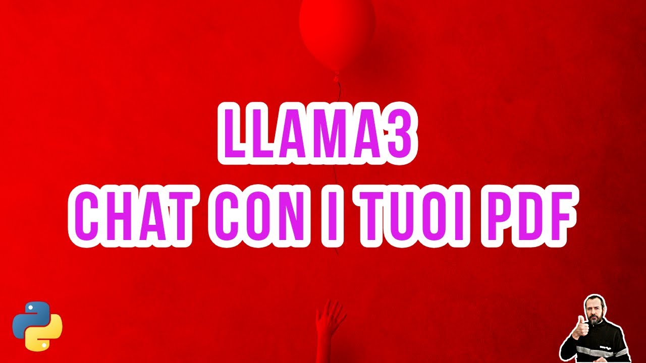 llama3 in locale: creare un chatbot con langchain per i tuoi pdf in meno di 50 righe di codice!