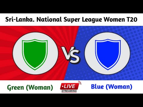 Green Women vs Blue Women Live T20 Cricket | Sri Lanka National Super League Women T20 Live Cricket