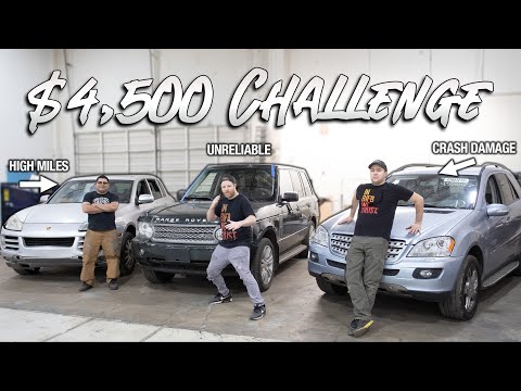 Under $4,500: We Buy Three Totaled Salvaged SUVs At Auction to Repair For A Roadtrip Across The USA