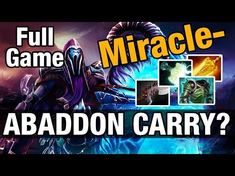 ABADDON CARRY??? - Miracle - FULL GAME - Dota 2
