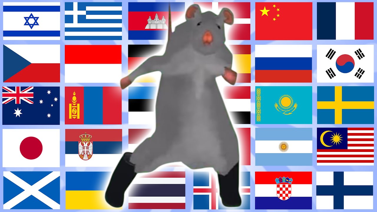 Dancing Rat in 70 Languages Meme