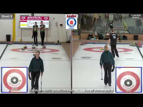 Hilker/Lambert vs. Wiens/Nowell - Draw 5 - Curling Stadium Alberta Curling Series Doubles