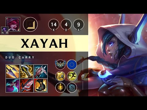 Xayah ADC vs Jhin - EUW Challenger Patch 25.20