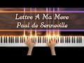 Lettre À Ma Mère (Letter To My Mother) - Paul de Senneville | Richard Clayderman | Piano | Synthesia