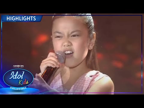 Andrea dazzles the audience with her standout performance of “Sometimes You Just Know” | Idol Kids