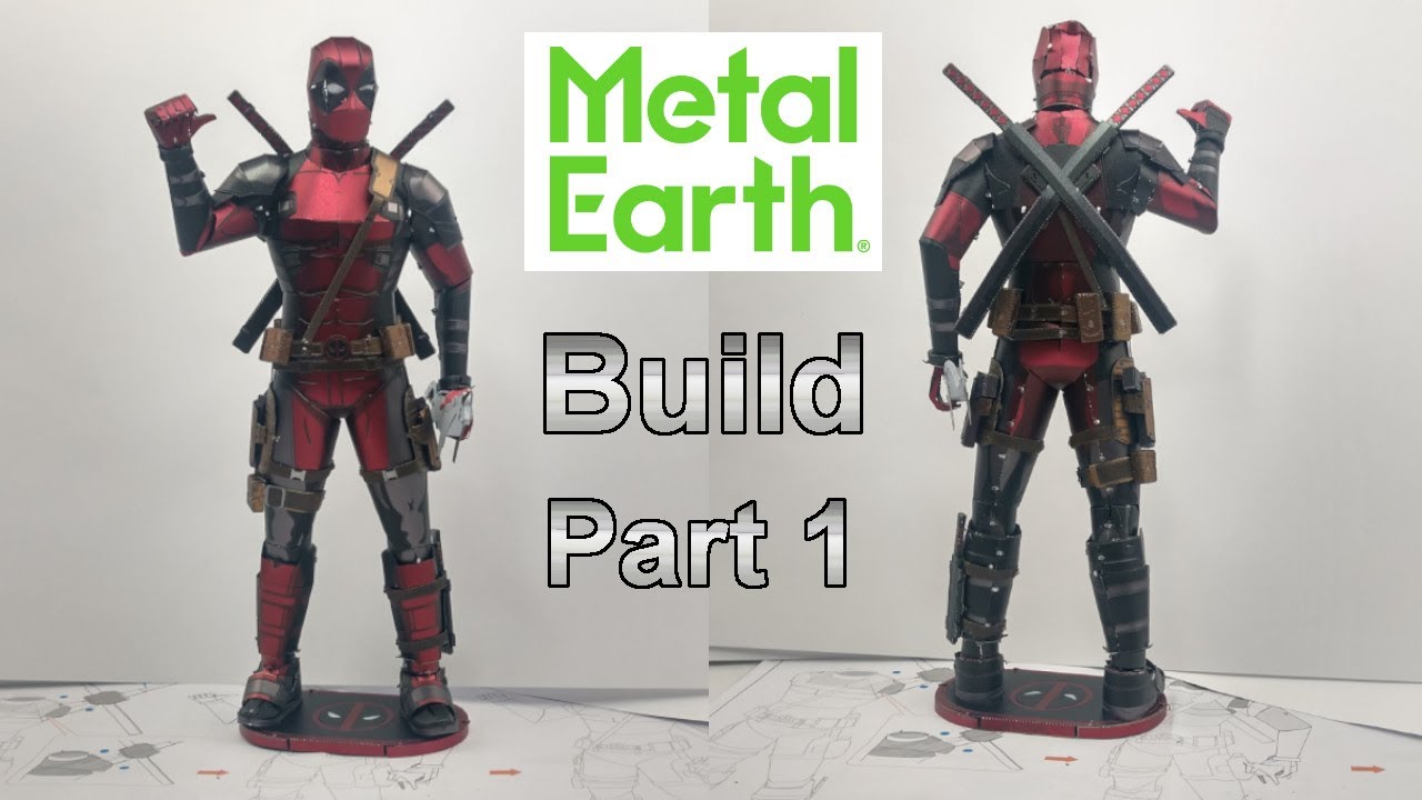 Fascinations Metal Earth Marvel Deadpool 3D Metal Model Kit