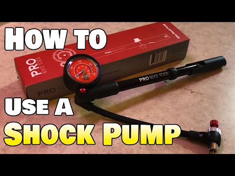 How to use a shock pump for MTB air suspension fork