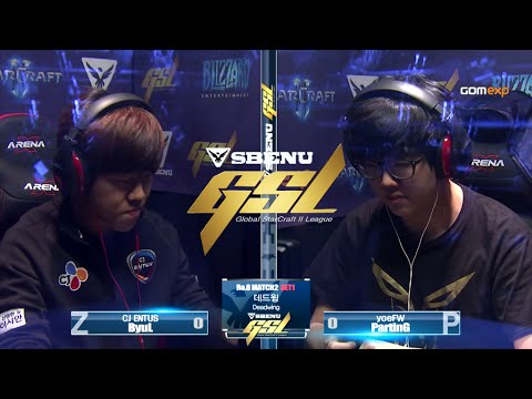 ByuL vs PartinG ZvP Code S Ro8 Match 2 Part 1, 2015 SBENU GSL Season 2   StarCraft 2