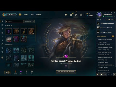PsyOps Ezreal Prestige Edition + Taking 5k Special Suggestions & Questions | League of Legends