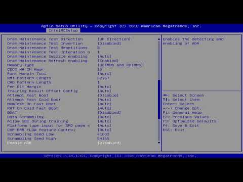 BIOS Huananzhi X99 AD3 Gaming