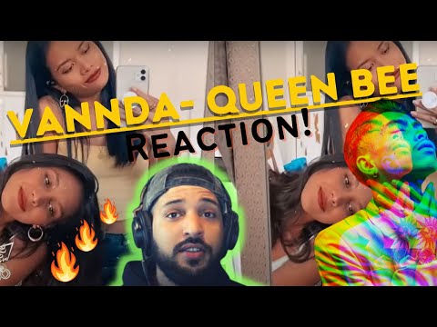 VANNDA - QUEEN BEE - នារីជឿនលឿន (Lyrics Video) | Reaction!
