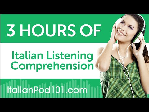 3 Hours of Italian Listening Comprehension