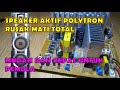 SPEAKER AKTIF POLYTRON MATI TOTAL LAMPU INDIKATOR PADAM