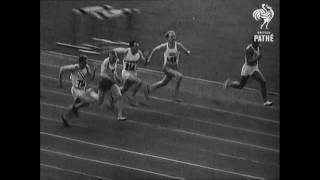 Jesse Owens Wins 100m Olympic Gold in front of Hitler at 1936 Olympics