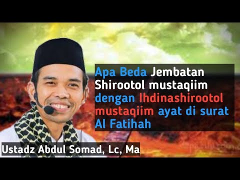 Perbedaan jembatan shirotol mustaqim dengan Ihdinashirootol mustaqiim #uas #ceramahsingkat