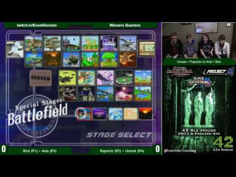 Construct 92 - Bird + 4nia vs Popsicle + Unreal - Melee Doubles WQ