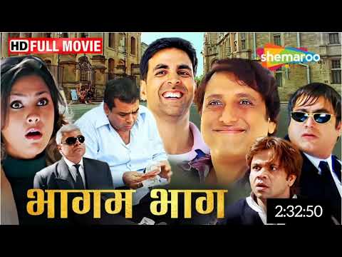 अक्षय कुमार और गोविंदा की कॉमेडी फिल्म | Bhagam Bhag Full Movie | HD