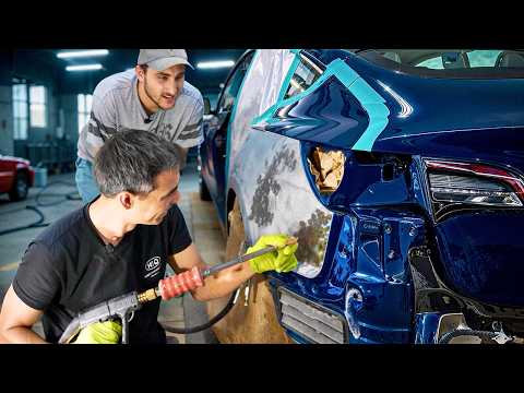 Утопленная Тесла едет в кузовной! Сюрпризы продолжаются😉