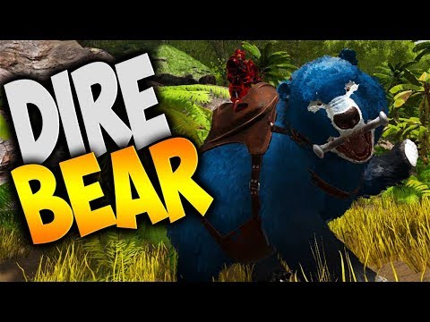 Ark: Survival Evolved - Heavenly Dire Bear Tamed (Modded Ark Gameplay Gaia & Project Echelon Part 13