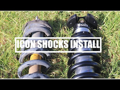 ICON shocks installation | Tacoma LIFT | STAGE 1 SUSPENSION SYSTEM