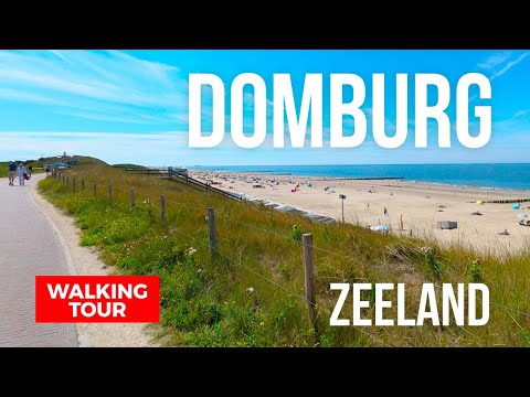 Walking Tour Domburg, Zeeland, Netherlands 🇳🇱 | Summer Vibes July 2025 – Beach & Town (4K 60FPS)