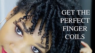 How To Get the Perfect Curls for Natural Hair (Finger Coils)