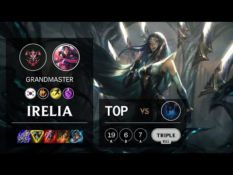 Irelia Top vs Nocturne - KR Grandmaster Patch 11.14