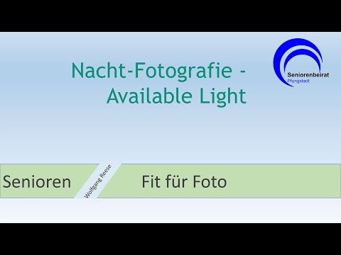 Nacht Fotografie - Available Light