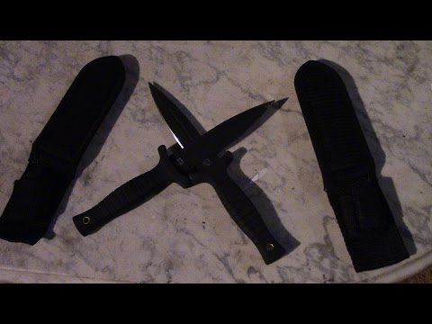 Stiefeldolch Wurftest /  Big Thief Dolch Messer