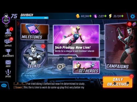 marvel strike force huge orb opening unity event and much more