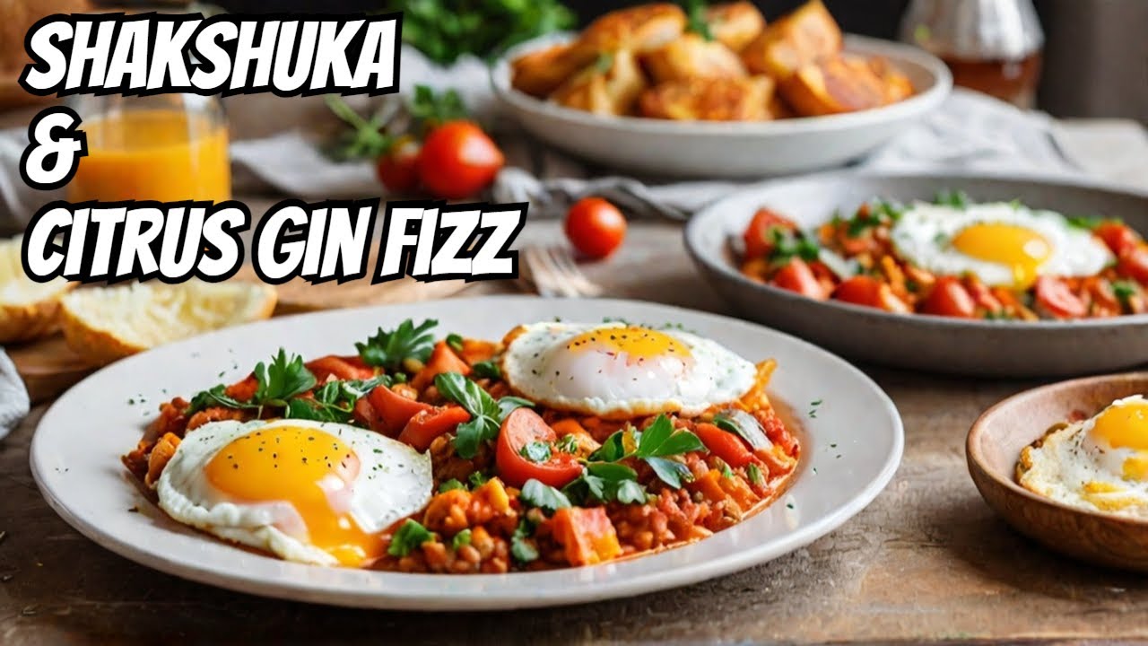 Spice Up Your Brunch with Shakshuka and a Citrus Gin Fizz!
