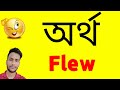 অর্থ Flew | Flew  বাংলায় অর্থi | Flew meaning in bangla | Artha Flew