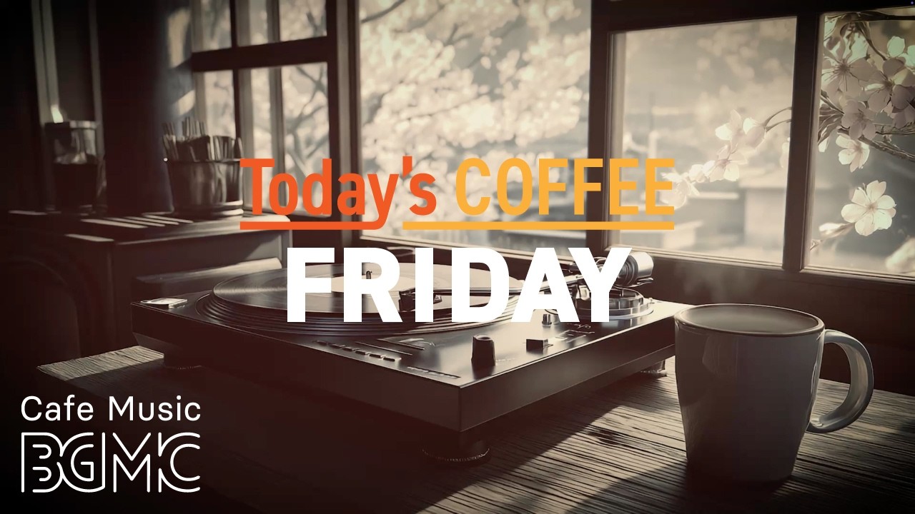 Today's COFFEE FRIDAY: Hanami Window Cafe Jazz ☕ Smooth Piano & Bossa Nova for Weekend Vibes