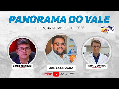 06/01/2026 - PANORAMA DO VALE - Jarbas Rocha