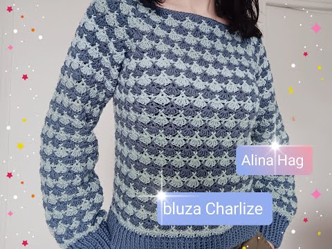 bluza CHARLIZE (crochet blouse)