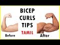 How to do bicep curl - Workout for big biceps in Tamil