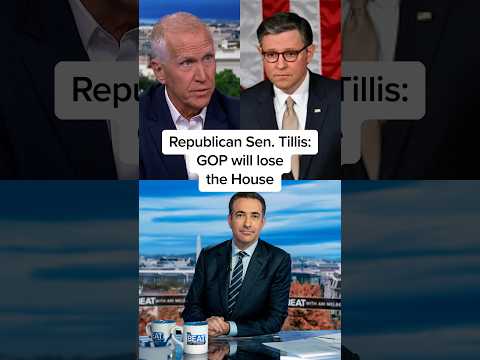 Republicans Sen. Tillis: GOP will LOSE the House