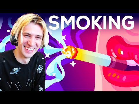 xQc Reacts to "Smoking is Awesome" by Kurzgesagt