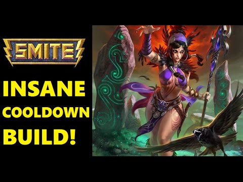 Smite - The Morrigan - INSANE COOLDOWN BUILD!