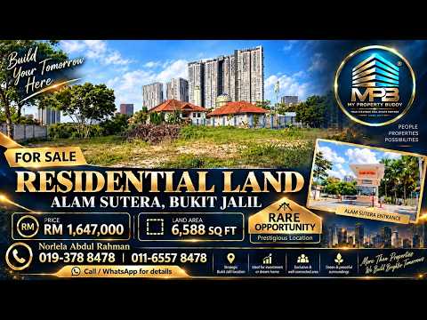 Tanah Kediaman untuk Dijual di Alam Sutera (Bukit Jalil) - Norlela Abdul Rahman - PropertyGuru.com.my