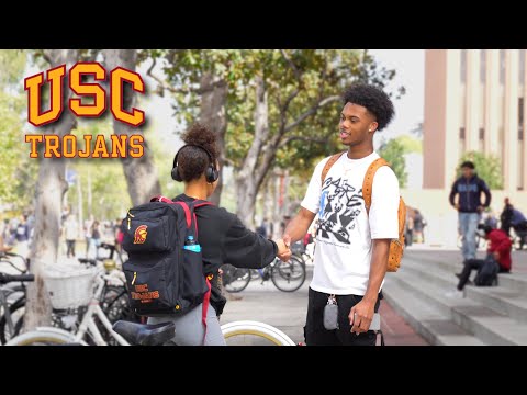 Rizzing Up Cute College Girls At USC!