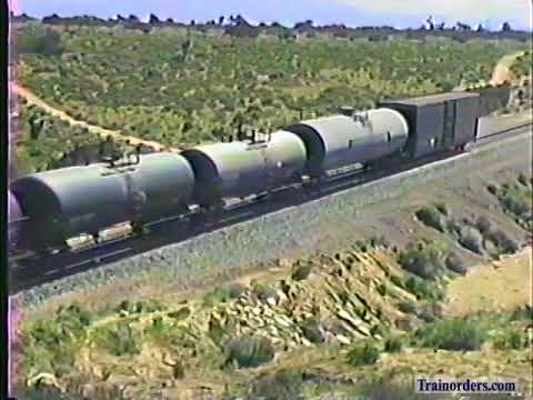 Classic Railroad Series 691 - Action at Hesperia, CA March 22, 1995.