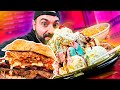 2 Desafios SEGUIDOS Burger De CHURRASCO SORVETE Bugando Os EUA