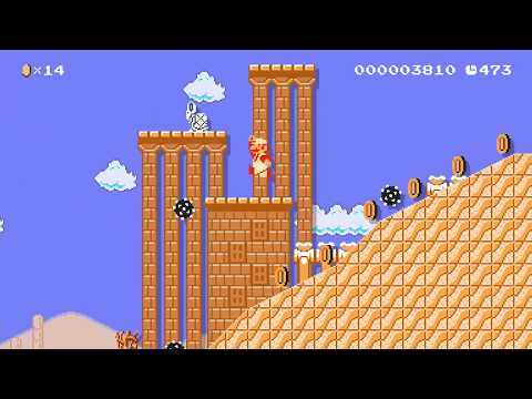 2-1 Sandy Dunes & Hills by Hakala 🍄 Super Mario Maker 2 🍄 No Commentary AAG