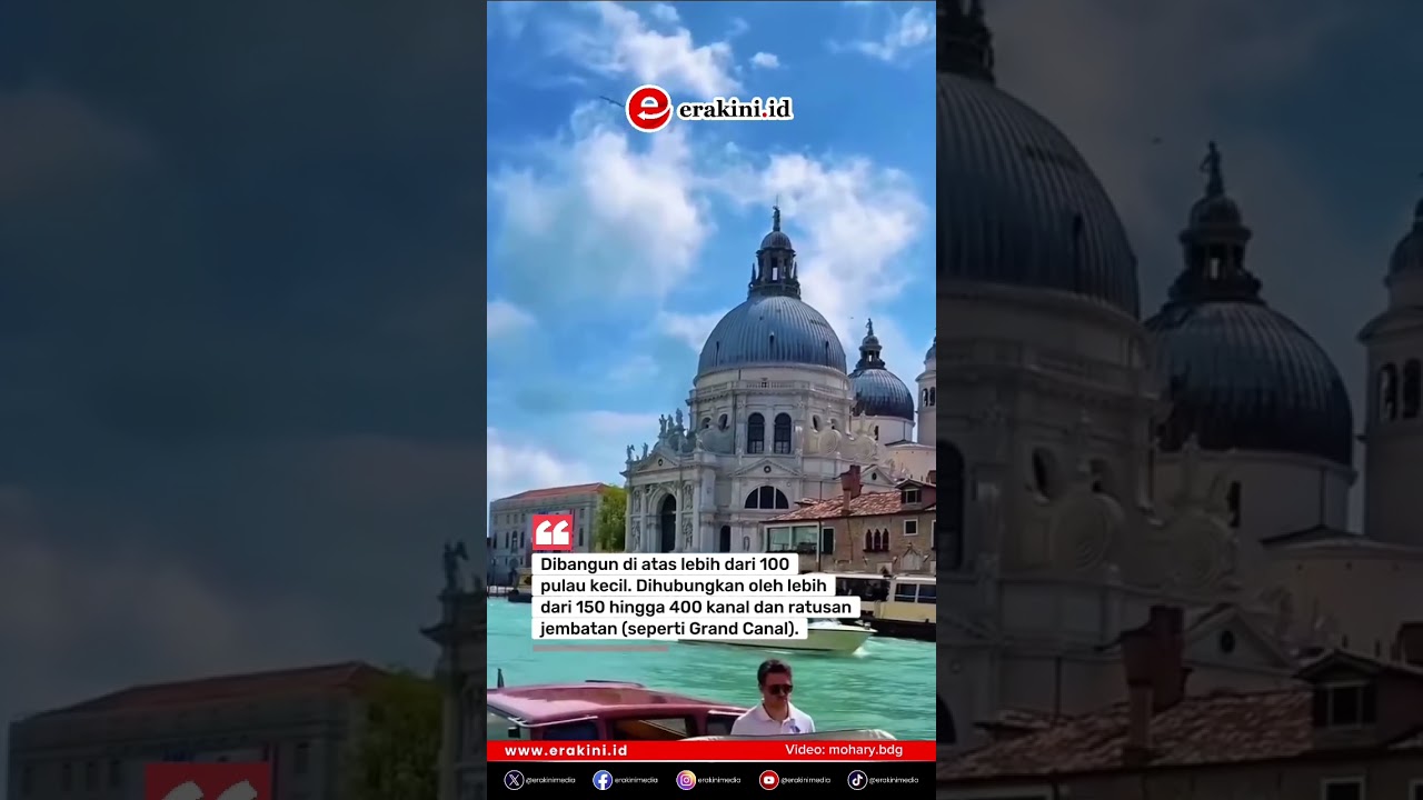 Venesia Kota Terapung dengan Ratusan Kanal