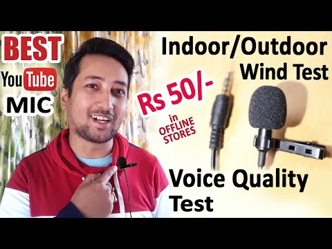 Best Cheap collar mic for YouTube videos | Complete Review, Demo & Test with Voice samples in Hindi