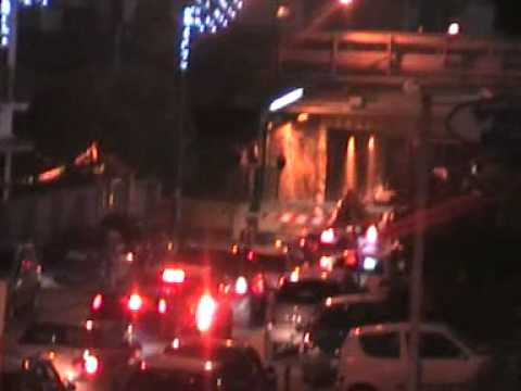 Passaggio a livello di Via Pasquale Vitiello a Scafati 14 treno verso Salerno.MOD