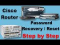 Cisco Router Password Reset How To Recover A Password On A Cisco Router